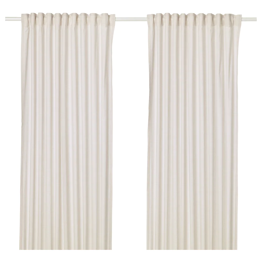 ikea<br /> hannalil curtains beige